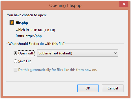 Download PHP File With PHP
